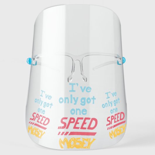 One Speed Face Shield (Front)