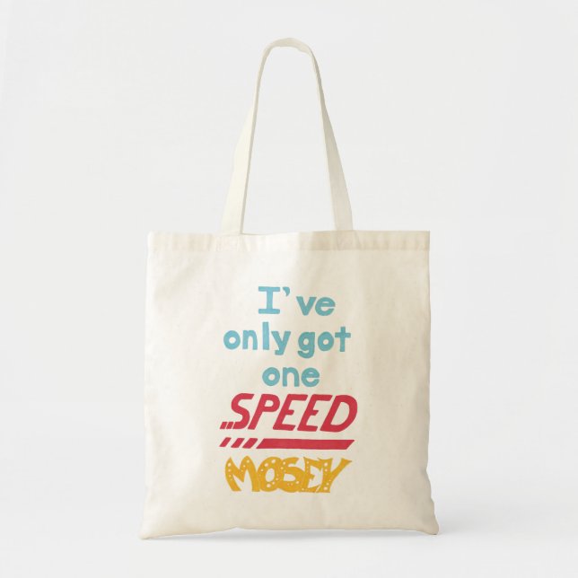 One Speed Tote Bag (Front)