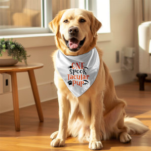 One Spook-Tacular Pup Halloween Gift Pet Bandana Collar