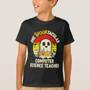 One Spooktacular Computer Science Teacher Hallowee T-Shirt