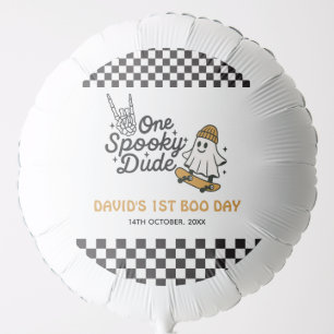 One Spooky Dude Halloween Birthday  Balloon