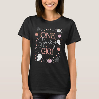 One Spooky Gigi of the Birthday Girl Pink Hallowee T-Shirt