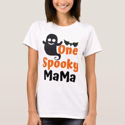 One Spooky Mama Halloween Women T_Shirt