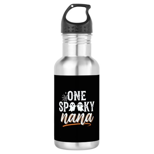 One Spooky Nana Halloween Ghost Design Stainless Steel Water Bottle