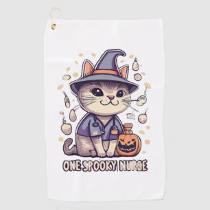 One Spooky Nurse Dog for All Dog Lovers Golf Towel