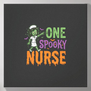 One Spooky Nurse Halloween Design (2)_1 Canvas Photo Tile
