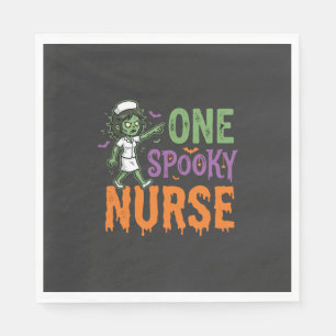 One Spooky Nurse Halloween Design (2)_1 Napkins