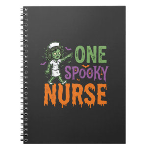 One Spooky Nurse Halloween Design (2)_1 Notebook