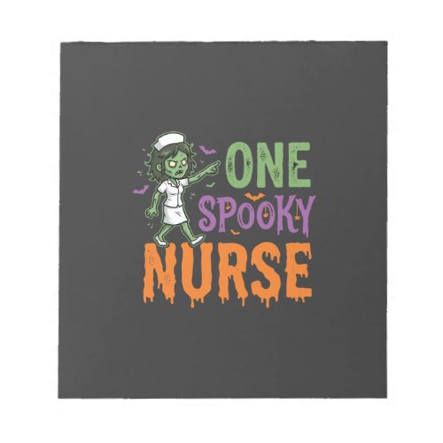 One Spooky Nurse Halloween Design (2)_1 Notepad