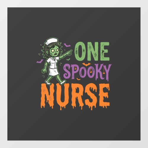 One Spooky Nurse Halloween Design (2)_1 Window Cling