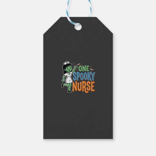 One Spooky Nurse Halloween Design Gift Tags