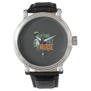 One Spooky Nurse Halloween Design Watch