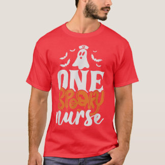 One Spooky Nurse Halloween RN Boo Boo Crew Witch G T-Shirt