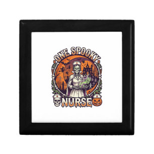 One Spooky Nurse Halloween Skeleton Potions Haunte Gift Box