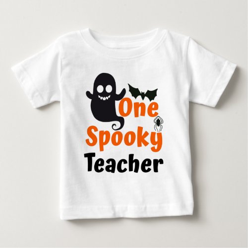 One Spooky Teacher Halloween Boy T_Shirt