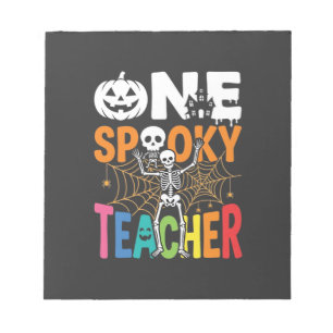 One Spooky Teacher Halloween Design_1 Notepad