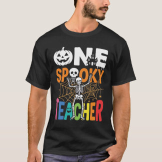 One Spooky Teacher Halloween Design_1 T-Shirt