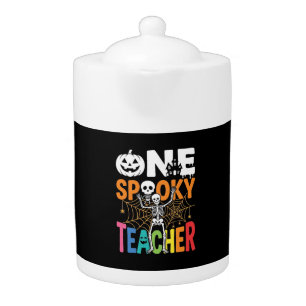 One Spooky Teacher Halloween Design_1 Teapot