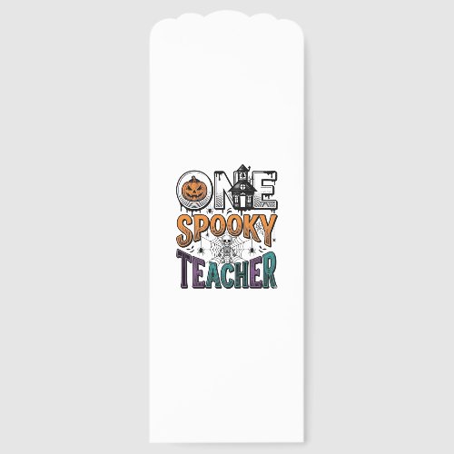 One Spooky Teacher Halloween Vector Design_1 Bookmarks
