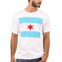 One Star Chicago Flag T-Shirt