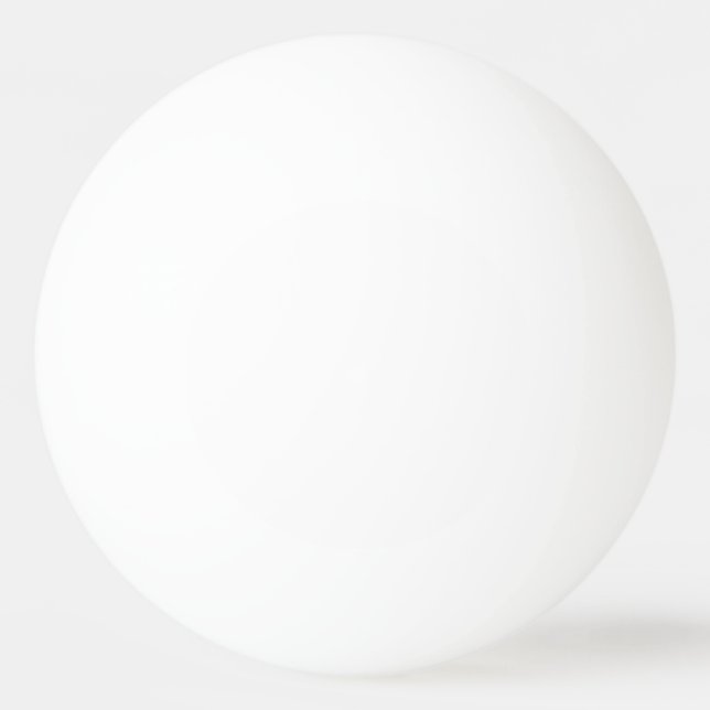 One Star Ping Pong Ball, White Ball (Front)