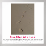 One Step At A Time Demotivational Poster at Zazzle