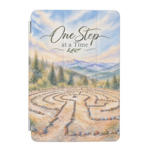 One Step at a Time Stone Labyrinth iPad Mini Cover
