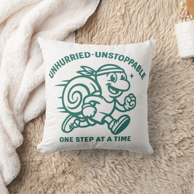 One Step At A Time  Throw Pillow (Blanket)