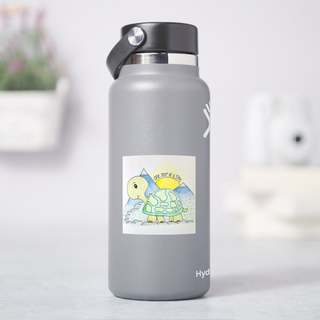 "One Step at a Time" Water Bottle Sticker (HydroFlask)