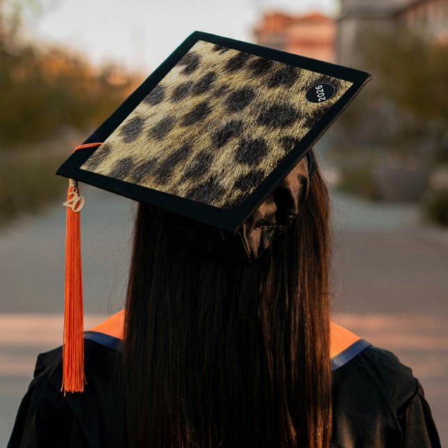 One Step Grad Cap - Cheetah Print - Animal Within (Creator Uploaded)
