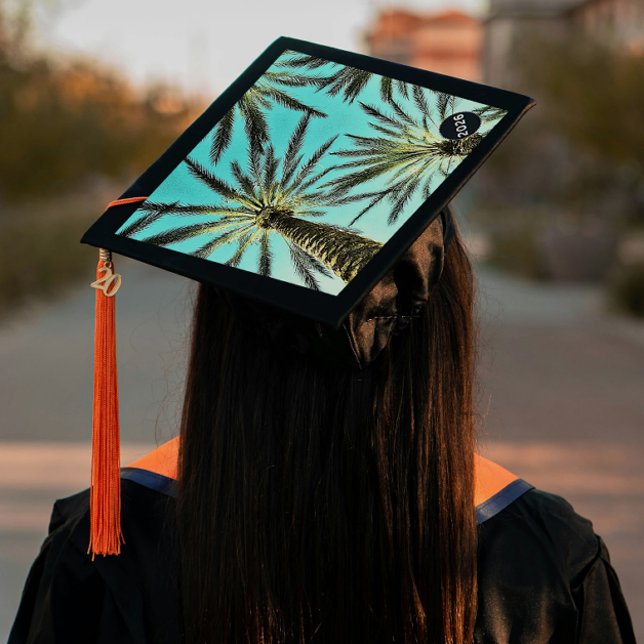 One Step Grad Cap - Coastal Palms - "Coasting" (Creator Uploaded)