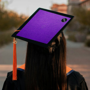One Step Grad Cap - School Color - "Baller"