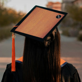 One-Step Grad Cap - School Color - "WoodenItBNice"