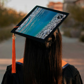 One Step Grad Cap - Water Stones - " Clarity "