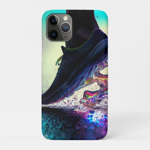 One Step Toward Greatness _ Tennis in Full Flight iPhone 11 Pro Case