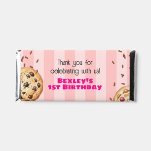 One Sweet Baby Pink 1st Birthday Hershey Bar Favors