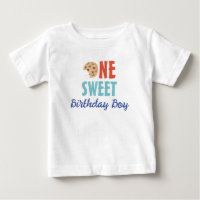 One Sweet Birthday Boy Cookie T-Shirt