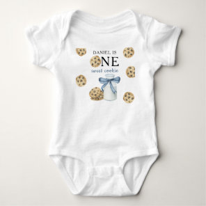 One Sweet Cookie and Milk First Birthday   Baby Bodysuit