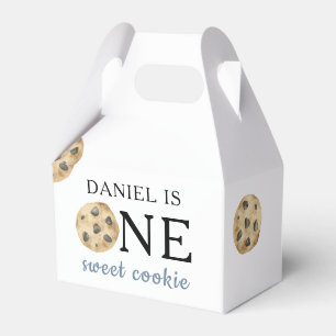 One Sweet Cookie and Milk First Birthday   Favor Boxes