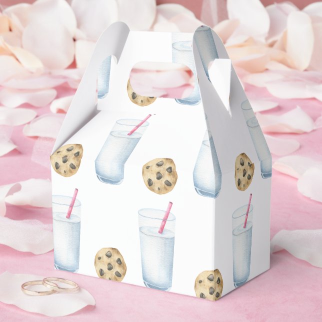 One Sweet Cookie and Milk Girl First Birthday   Favor Boxes (Wedding)