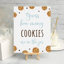 One Sweet Cookie Birthday Guess How Many Game Poster