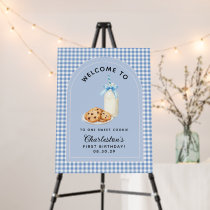 One Sweet Cookie Boys  First Birthday Welcome Sign