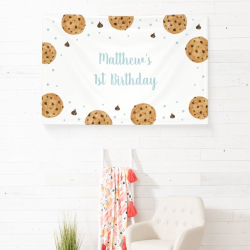 One Sweet Cookie First Birthday Banner