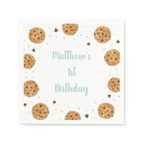 One Sweet Cookie First Birthday Napkins