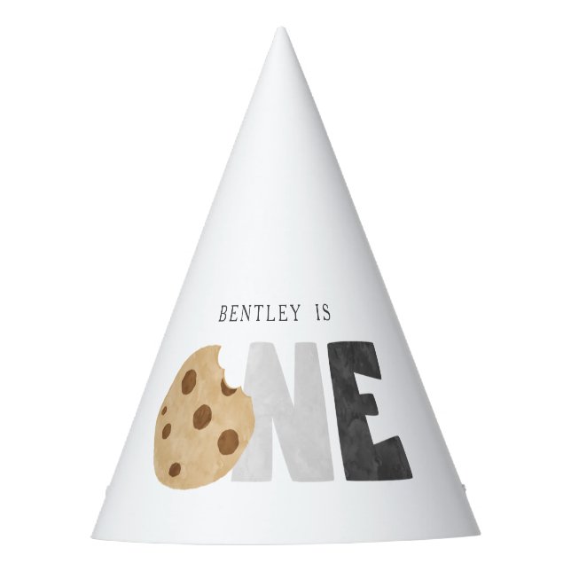 One sweet cookie first birthday party hats (Front)