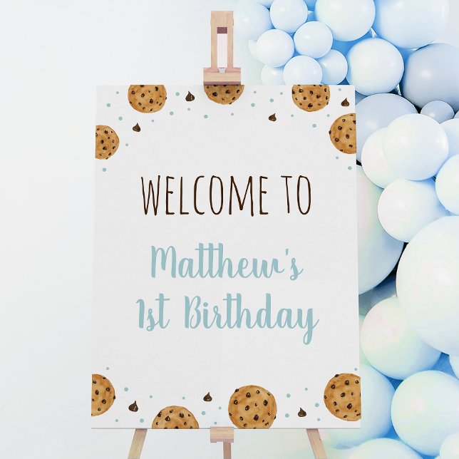 One Sweet Cookie First Birthday Welcome Foam Board (Creator Uploaded)