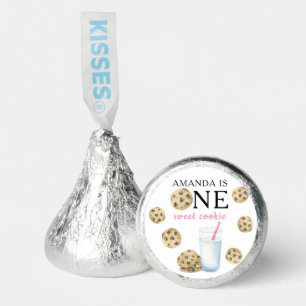 One Sweet Cookies & Milk Girl First Birthday   Hershey®'s Kisses®