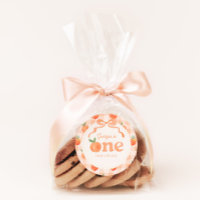 One Sweet Peach Birthday Sticker