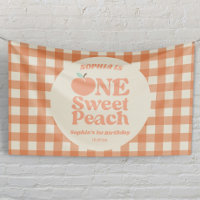 One Sweet Peach Orange First 1st Birthday Party