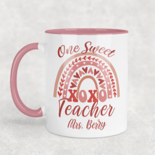 One Sweet Teacher Valentine's Day Mug